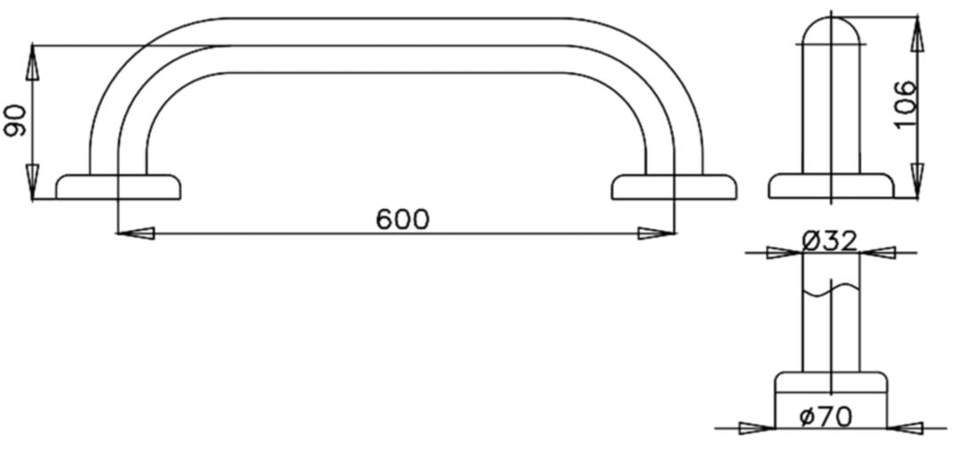TAY VỊN - COTTO - CT750L60#SA(HM) - Ảnh 4