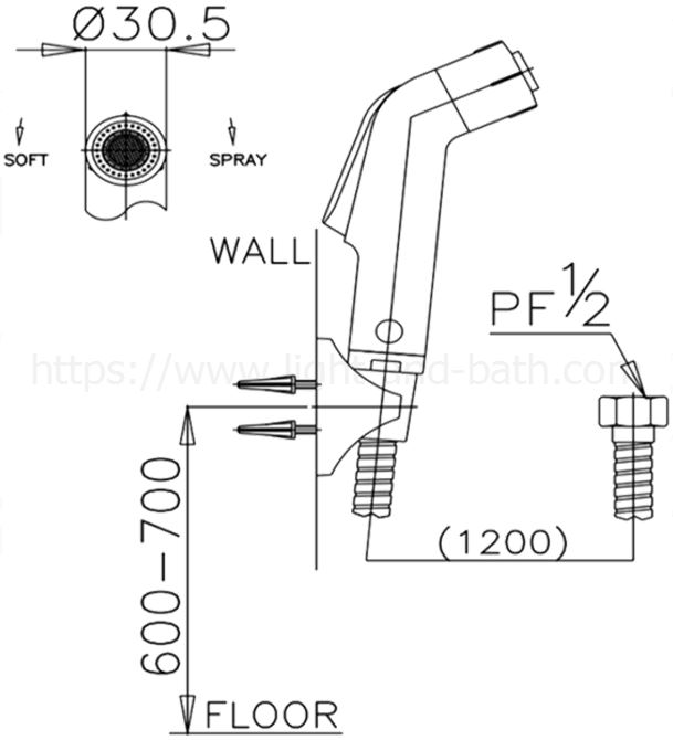 DÂY XỊT - COTTO - CT999H#WH(HM) - Ảnh 2