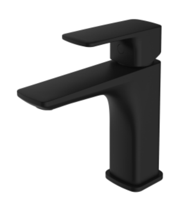 Vòi Lavabo DIVINI thân thấp đen nhám DVQ-80111-B