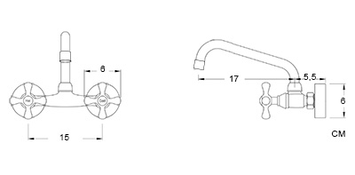 VÒI RỬA CHÉN GẮN TƯỜNG NÓNG LẠNH KANLY - GCT05B - Ảnh 3