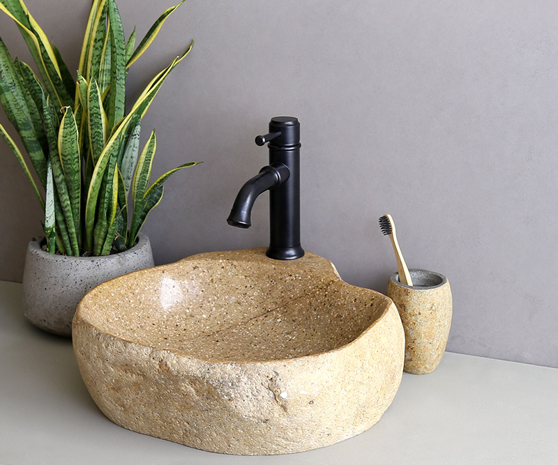 Vòi Lavabo nóng lạnh bằng đồng KANLY - GCV20B - Ảnh 3