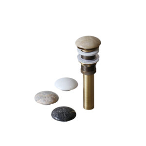 ĐẦU XẢ BẰNG ĐỒNG,NÚT NHẤN BẰNG ĐÁ KANLY - GCX01D