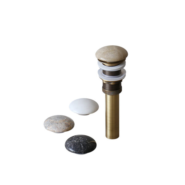 ĐẦU XẢ BẰNG ĐỒNG,NÚT NHẤN BẰNG ĐÁ KANLY - GCX01D