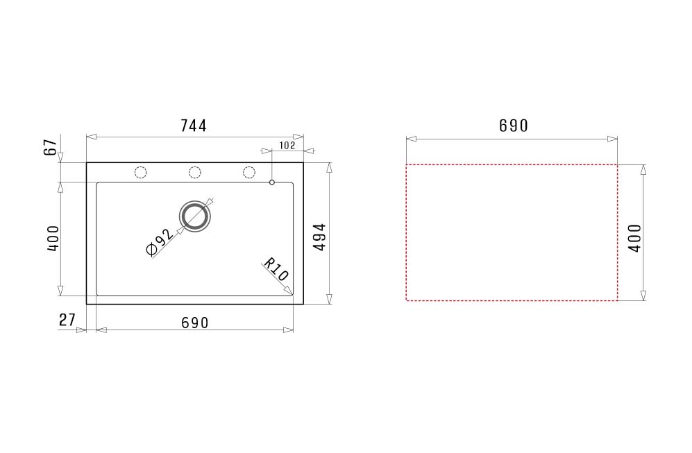 CHẬU RỬA CHÉN ELICA ISTROS - Ảnh 4