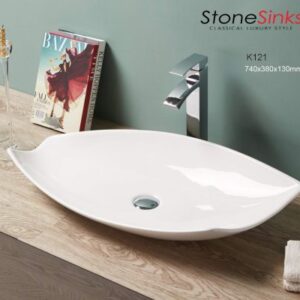 Lavabo sứ mỹ thuật K121
