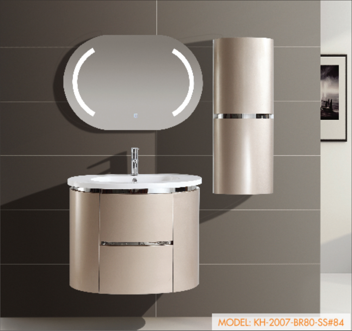 TỦ LAVABO KINGHOPE - KH-2007-BR80-SS#84
