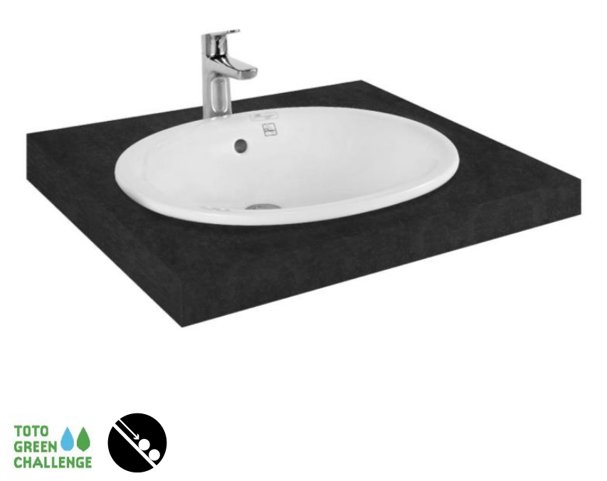 CHẬU RỬA TOTO DƯƠNG VÀNH - L762