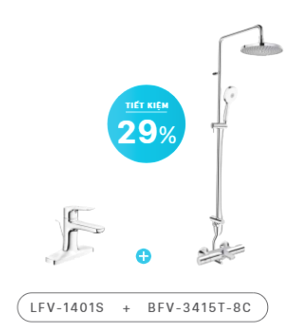 COMBO: LFV-1401S + BFV-3415T-8C