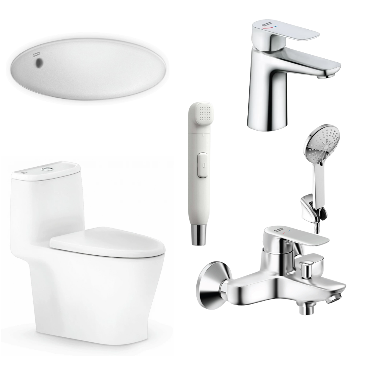 AMERICAN STANDARD - LOVEN - GÓI M9: VF-1862 + 0433-WT + WF-1M01 + WF-1M11 + WF-B211H + WF-TS28W - Ảnh 15