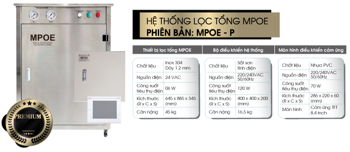 Hệ thống lọc tổng CLEANSUI - MPOE-P - Ảnh 3