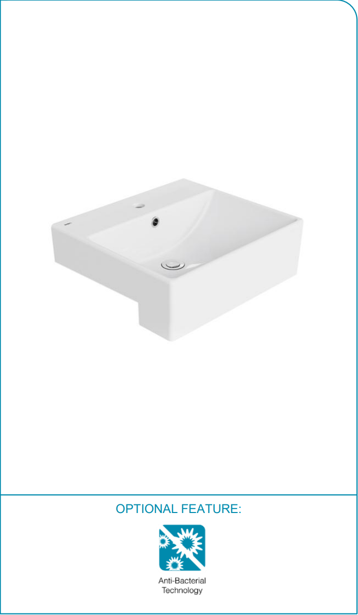 CHẬU RỬA BÁN ÂM BÀN RIGEL - R-LR8090 - Ảnh 2