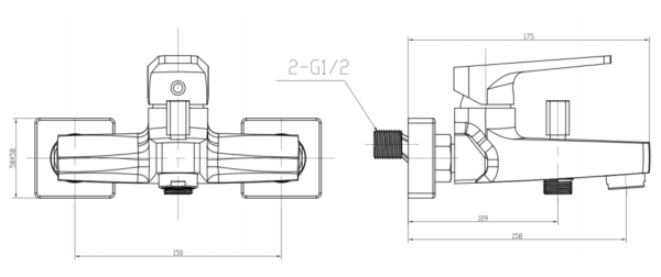 SEN TẮM GẮN TƯỜNG RIGEL NÓNG LẠNH R-MXT6074 - Ảnh 2