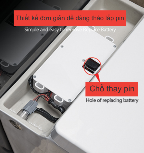 Bồn cầu đặt sàn không két nước, RIVINGTON - RVT-376-FM - Ảnh 3