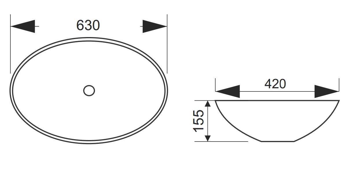 CHẬU RỬA ĐẶT BÀN RIVINGTON RVT4212-63 - Ảnh 2