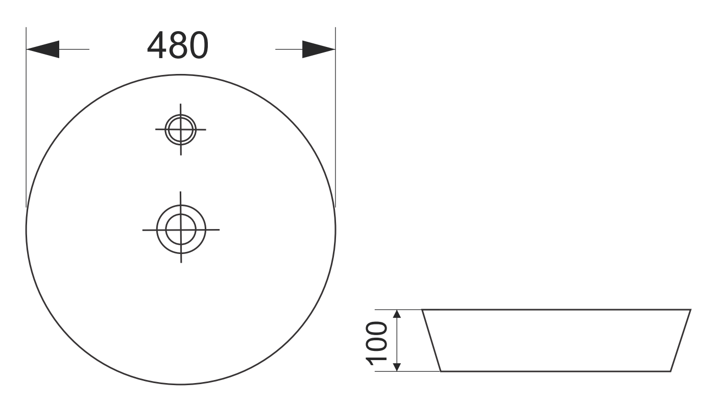 CHẬU RỬA ĐẶT BÀN RIVINGTON RVT4386 - Ảnh 2