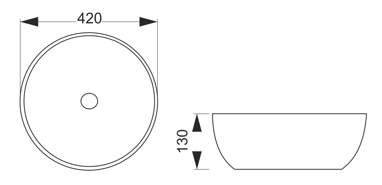 CHẬU RỬA ĐẶT BÀN RIVINGTON RVT4398 - Ảnh 4