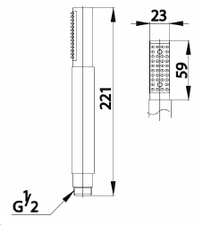 ĐẦU SEN COTTO - S45V(HM) - Ảnh 2