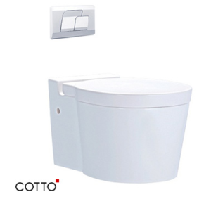Bồn cầu treo tường, két nước âm COTTO - SC198817(F)