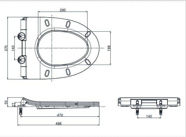 Nắp Êm Bồn Cầu TOTO TC600VS (T8) - Ảnh 4