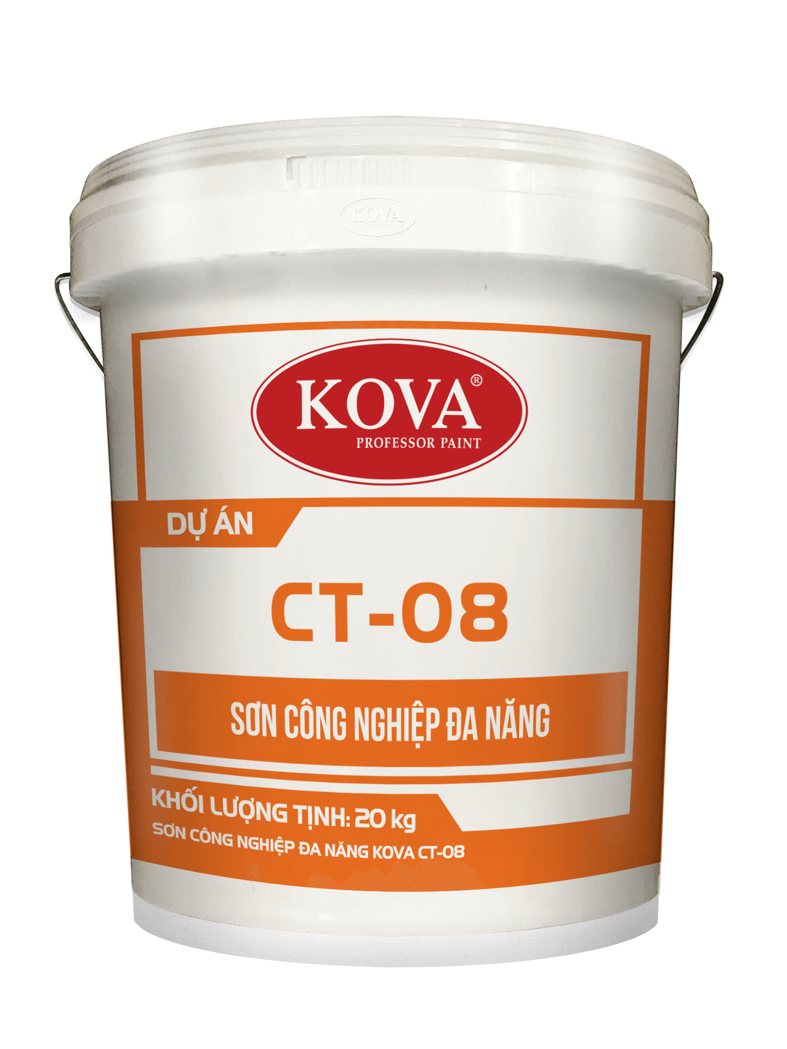 Sơn Công Nghiệp Đa Năng KOVA CT-08 Nhám (XANH, ĐỎ, VÀNG) - Ảnh 2