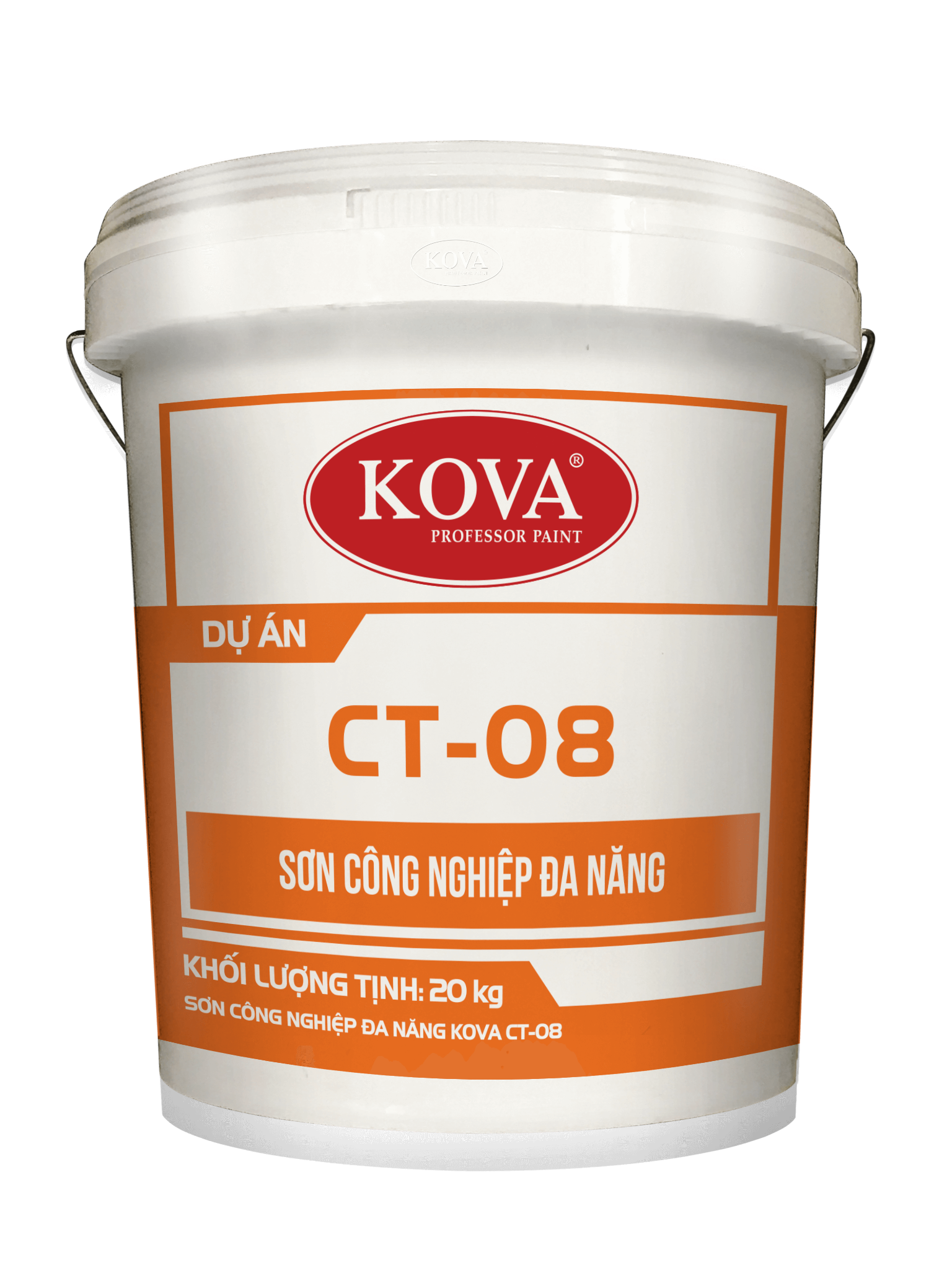 Sơn Công Nghiệp Đa Năng KOVA CT-08 Nhám (XANH, ĐỎ, VÀNG) - Ảnh 4
