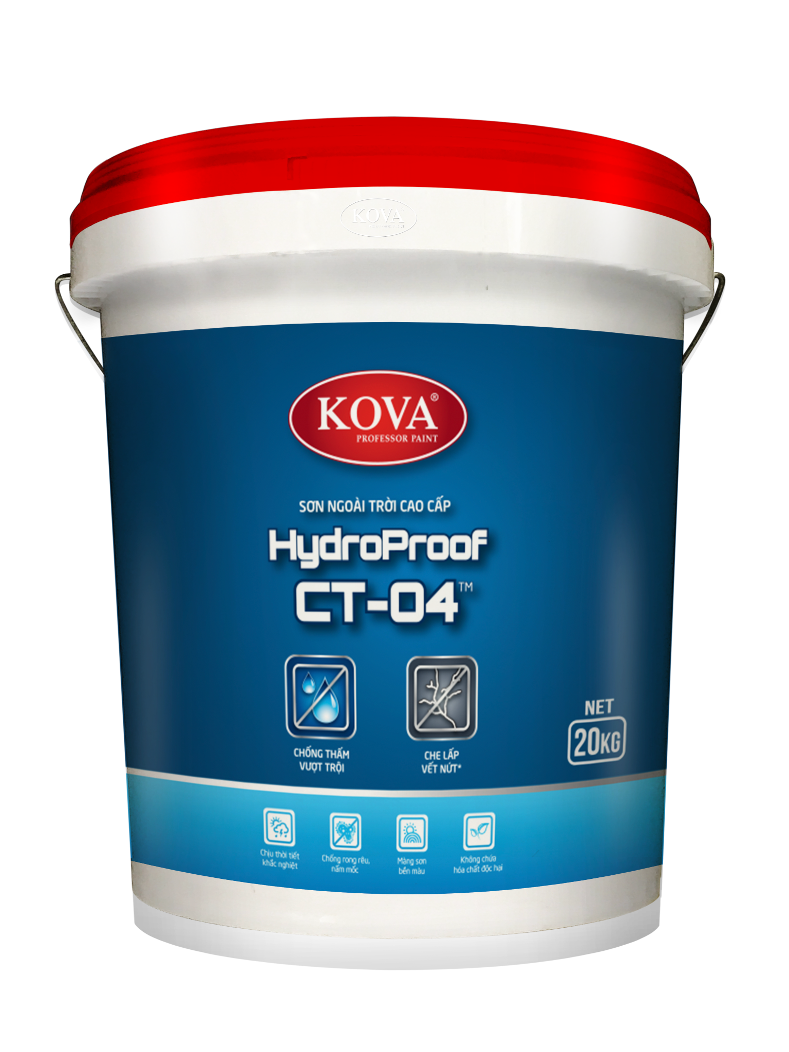 Sơn ngoài trời cao cấp KOVA HydroProof CT-04TM - Ảnh 3