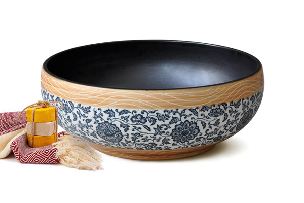 CHẬU RỬA SỨ MỸ THUẬT ĐẶT BÀN KANLY - SU113