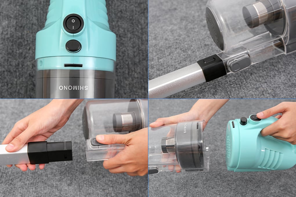 MÁY HÚT BỤI CẦM TAY SHIMONO SVC1022 & SVC1019C - Ảnh 18