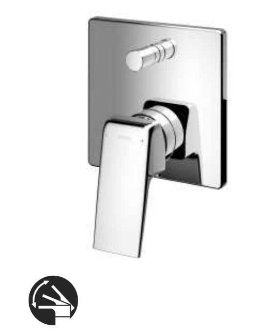 SEN ÂM TƯỜNG TOTO 3 ĐƯỜNG NƯỚC - TBG10304V/TBN01001B+TBV02103B/TBN01102B - Ảnh 2