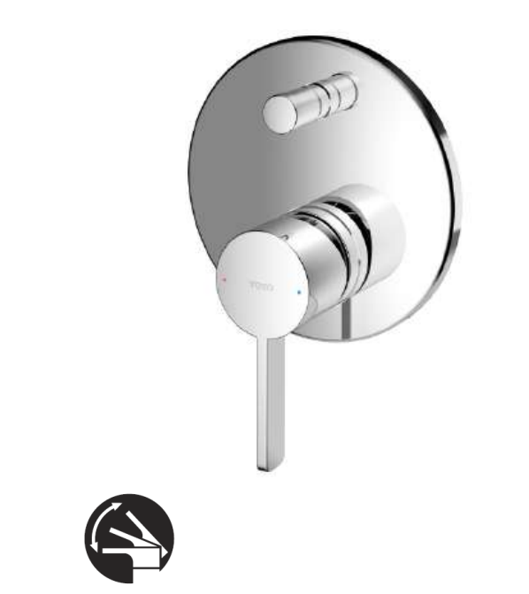 SEN ÂM TƯỜNG 3 ĐƯỜNG NƯỚC TOTO - TBG11304V/TBN01001B+TBV01103B/TBN01102B - Ảnh 2