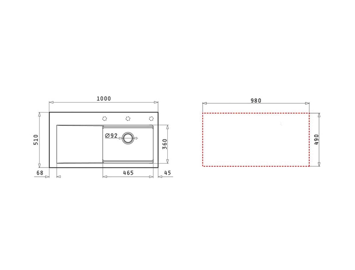 CHẬU RỬA CHÉN ELICA TEKTON 1B 1D - Ảnh 2