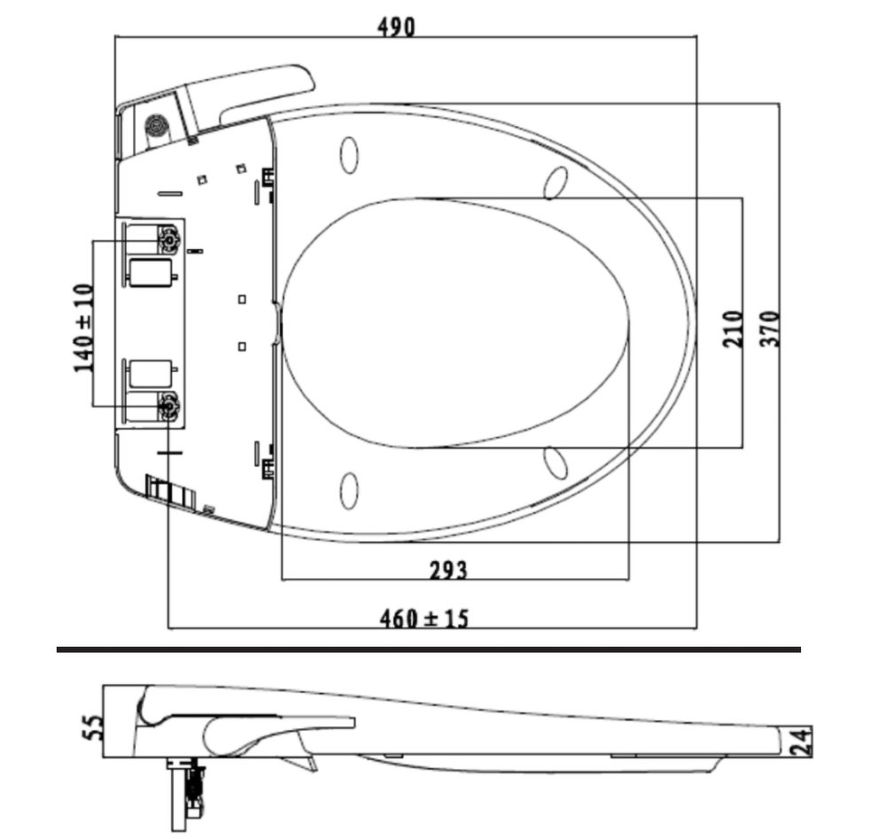 NẮP RỬA CƠ AMERICAN STANDARD DÒNG SLIM 3 - CSCFA650 - Ảnh 2
