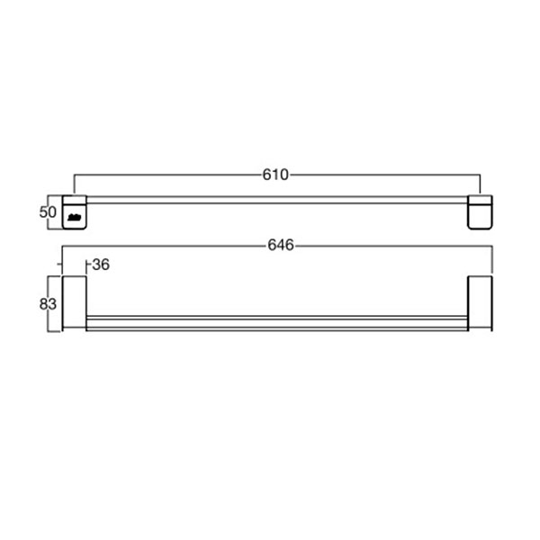 Thanh treo khăn American Standard - K-1393 - Ảnh 2