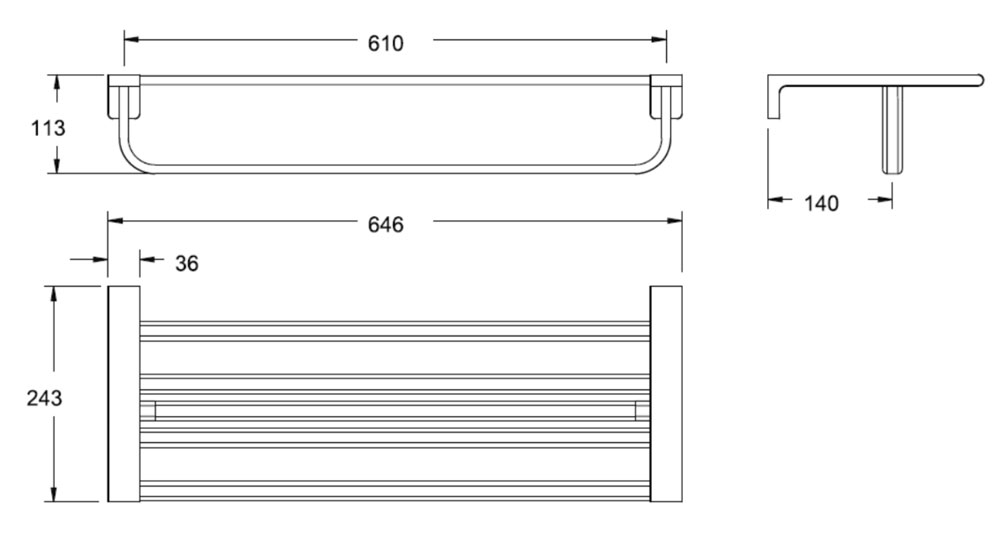 Thanh treo khăn American Standard - K-1395 - Ảnh 2