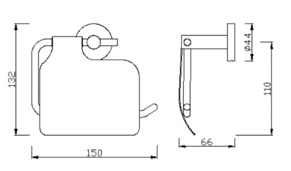 ĐỰNG GIẤY VỆ SINH AMERICAN STANDARD DÒNG CONCEPT - K-2801-43-N - Ảnh 2
