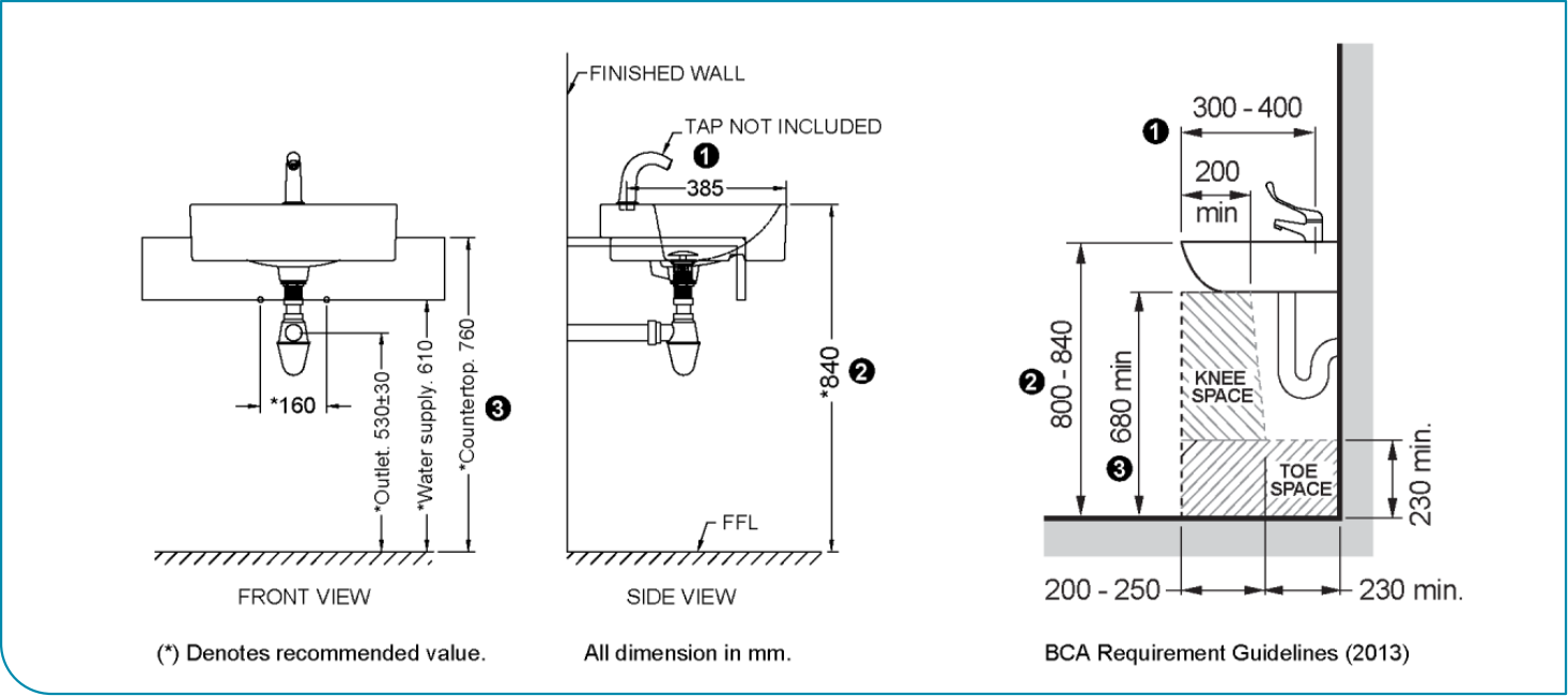 CHẬU RỬA BÁN ÂM BÀN RIGEL - R-LR8090 - Ảnh 3