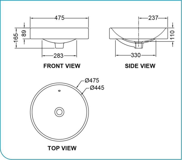 CHẬU RỬA DƯƠNG VÀNH RIGEL - R-LV5058 - Ảnh 4