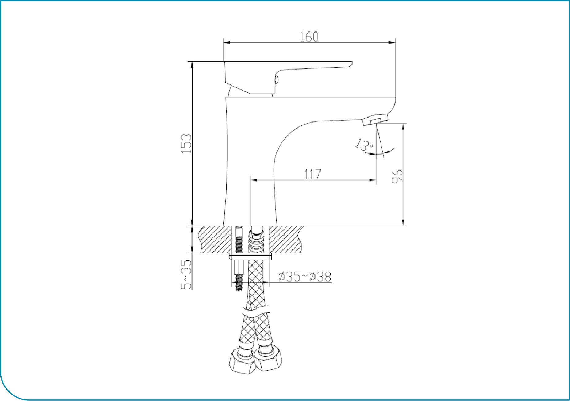 VÒI CHẬU NÓNG LẠNH RIGEL - R-MXB631 - Ảnh 2