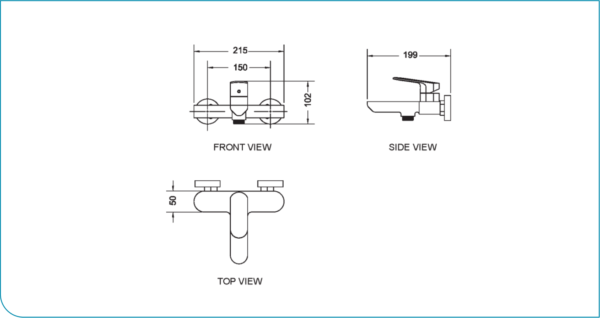 SEN TẮM GẮN TƯỜNG RIGEL NÓNG LẠNH - R-MXT830920 - Ảnh 4