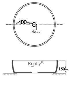 CHẬU RỬA SỨ MỸ THUẬT ĐẶT BÀN KANLY - SU015 - Ảnh 4
