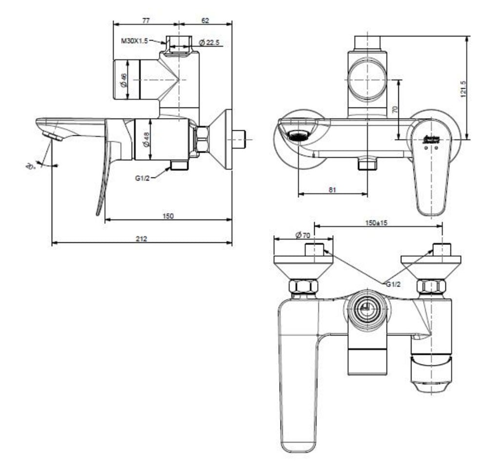 CỦ TRỘN SEN  AMERICAN STANDARD DÒNG MILANO - WF-0972 - Ảnh 2