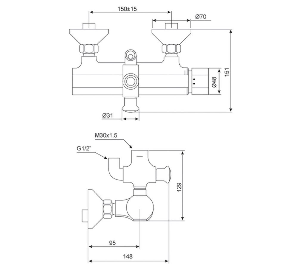 CỦ TRỘN SEN CÂY AMERICAN STANDARD DÒNG ACACIA - WF-2772 - Ảnh 2