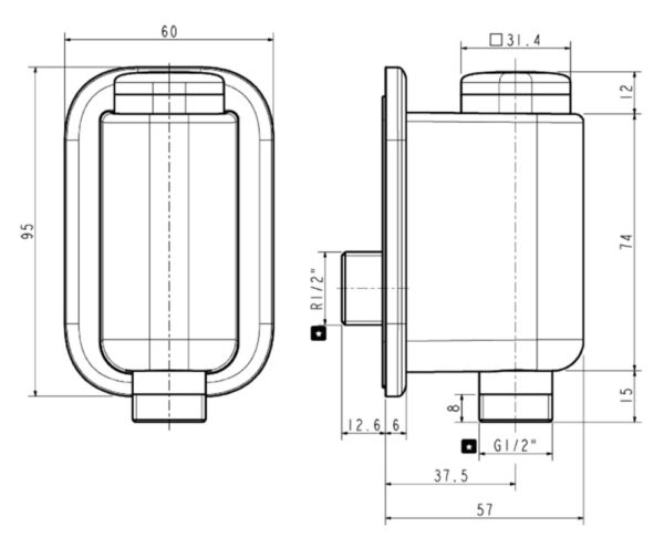 SEN TẮM GẮN TƯỜNG AMERICAN STANDARD DÒNG EASYFLO - WF-T825 - Ảnh 2