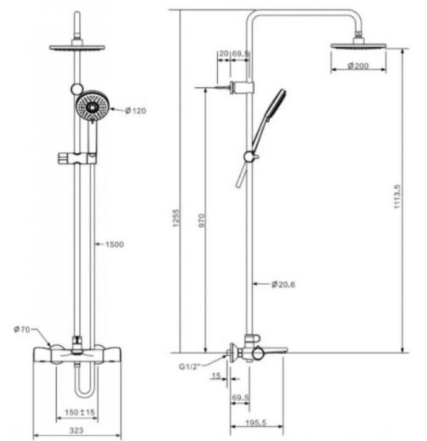 SEN TẮM CÂY NHIỆT ĐỘ AMERICAN STANDARD DÒNG TEMPTACION-3WAY - WF-4952 - Ảnh 2