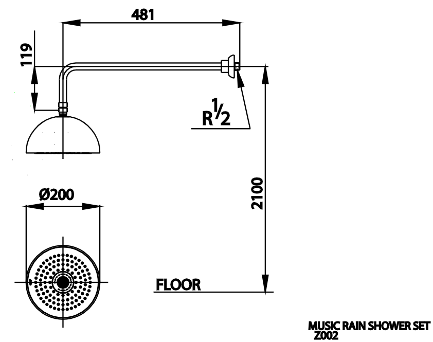 VÒI SEN COTTO - Z002#BL - Ảnh 2