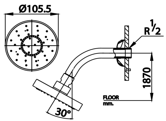 VÒI SEN COTTO - Z20(HM) - Ảnh 2