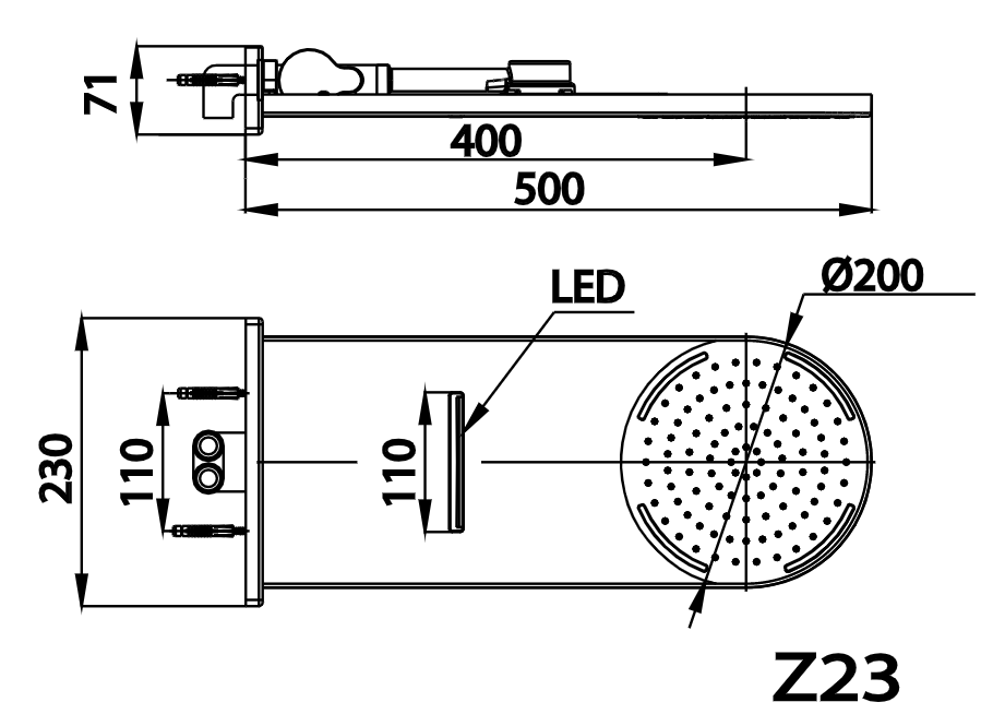 ĐẦU SEN COTTO - Z23#BL - Ảnh 2