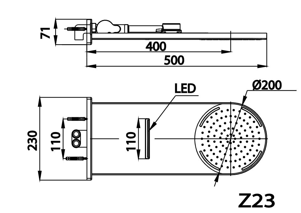 ĐẦU SEN COTTO - Z23#WH - Ảnh 2
