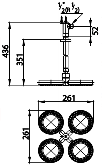 VÒI SEN COTTO - Z74C - Ảnh 2