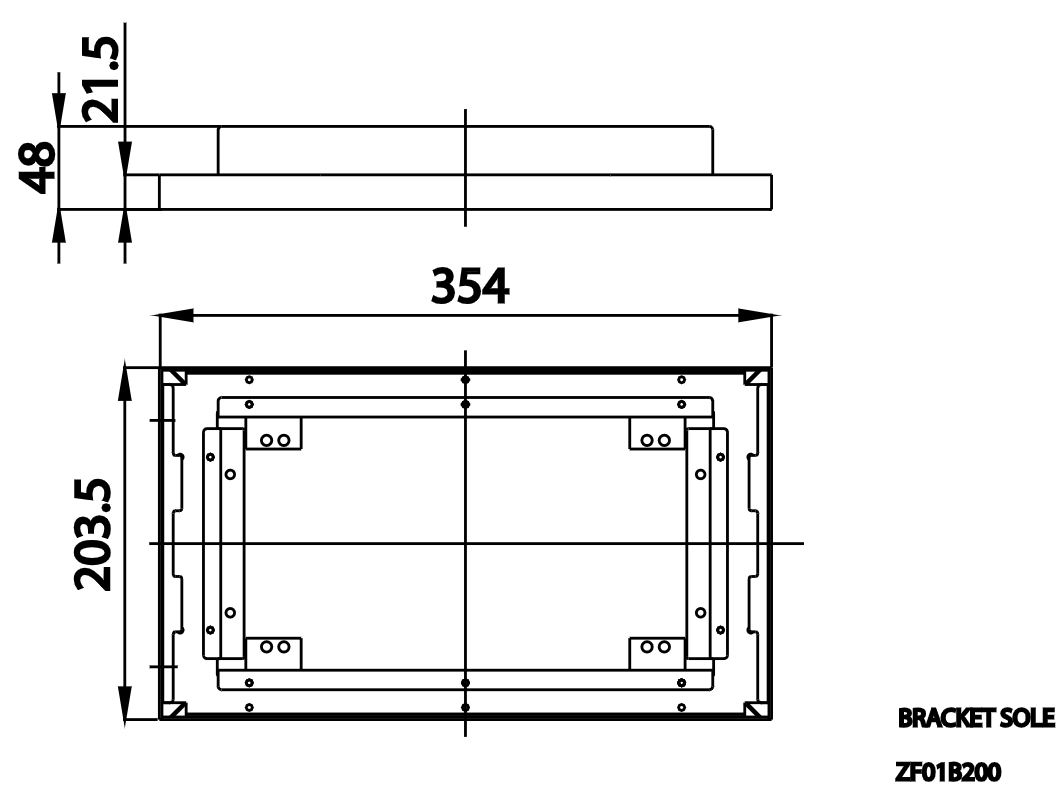 GIÁ ĐỠ BẢN SEN COTTO - ZF01B200 - Ảnh 2